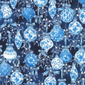 HOLIDAY FLOURISH-FESTIVE FINERY – NAVY