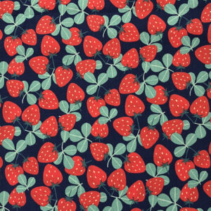 Simple Strawberry – Navy