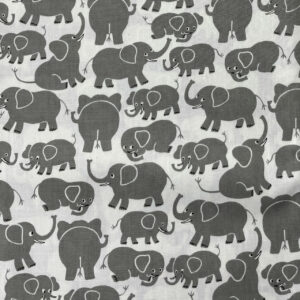 Animal World Elephants – White x Grey