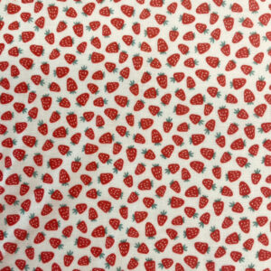 Baby Prints – Baby Strawberry – Ivory x Red