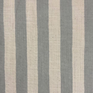 Linen Like Slub – Stripe – Silver Grey