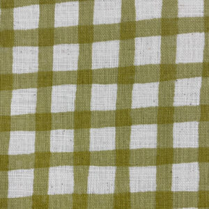 Linen Like Slub – Check – Yellow