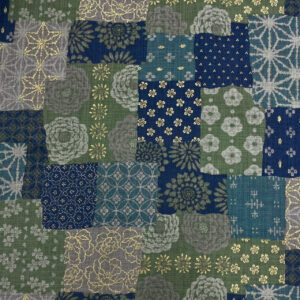 Golden Harmony – Japanese Patchwork – Light Green