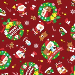 Festive Christmas – AP45102-1B – Red