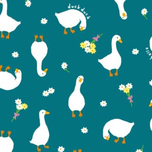 Duck Duck Fox – AP45105-1B – Teal