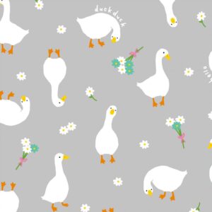 Duck Duck Fox – AP45105-1D – Grey