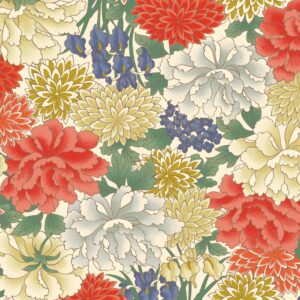 Peony Garden – HR3470-A – Cream