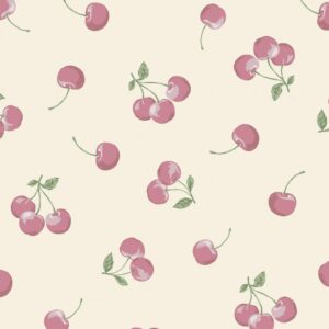 Cherries & Bears – AP51101H-1A – Cream